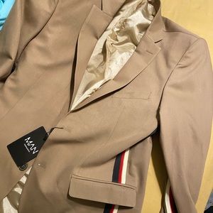 BooHooMAN Tan Suit set